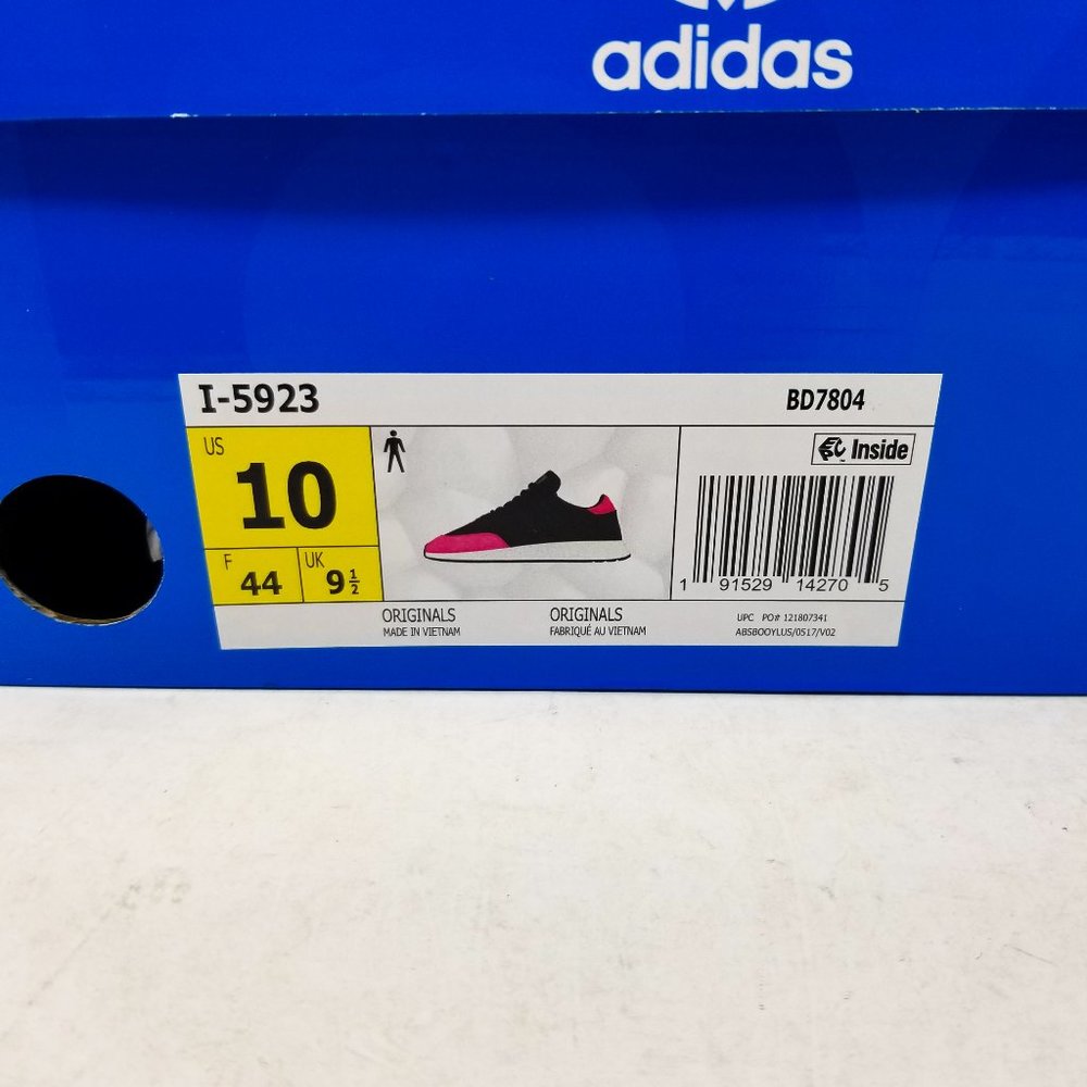 adidas I-5923 Iniki Boost Black Pink Toe BD7804 - Picture 9 of 11